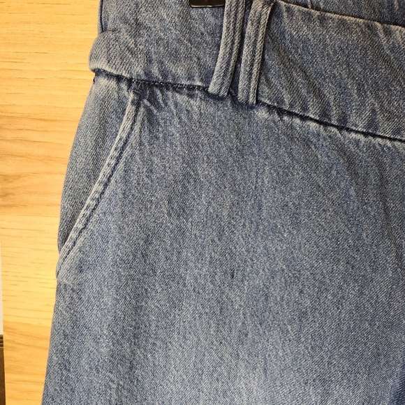 HAPPILY GREY MEGAN WIDE LEG A LINE DENIM JEAN TROUSER SIZE 30 SIZE 11 NWT - Picture 5 of 10